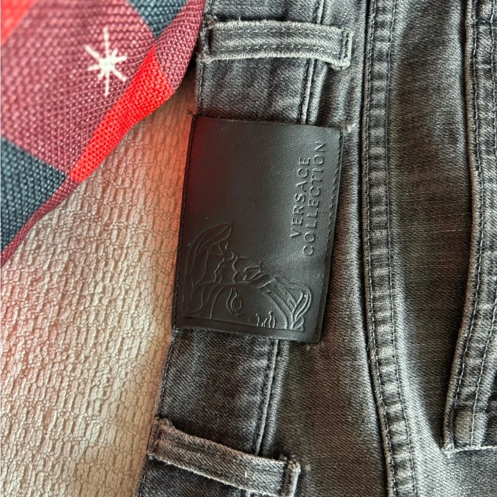 Versace Charcoal Men's Jeans - Picture 1 of 4